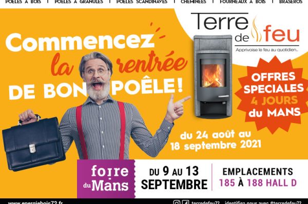 Retrouvez Terre de feu à la foire du Mans du 9 au 13 septembre 2021