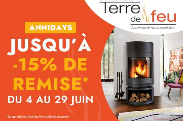 Annidays ! Chez Terre de Feu, profitez de -15% de remise sur une sélection d'articles.
