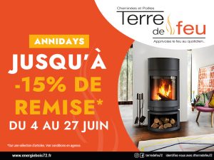 Annidays ! Chez Terre de Feu, profitez de -15% de remise sur une sélection d'articles.