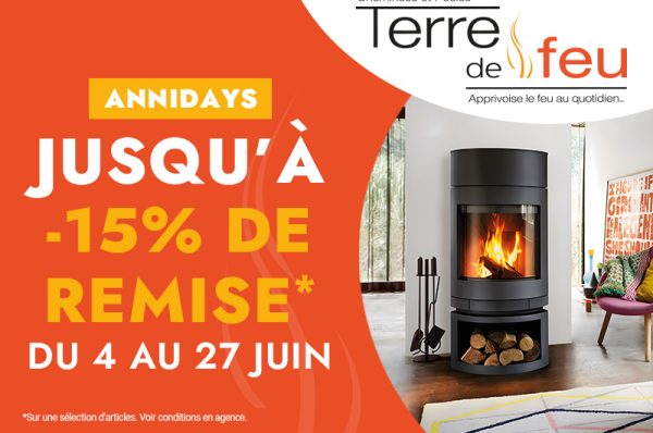 Annidays ! Chez Terre de Feu, profitez de -15% de remise sur une sélection d'articles.