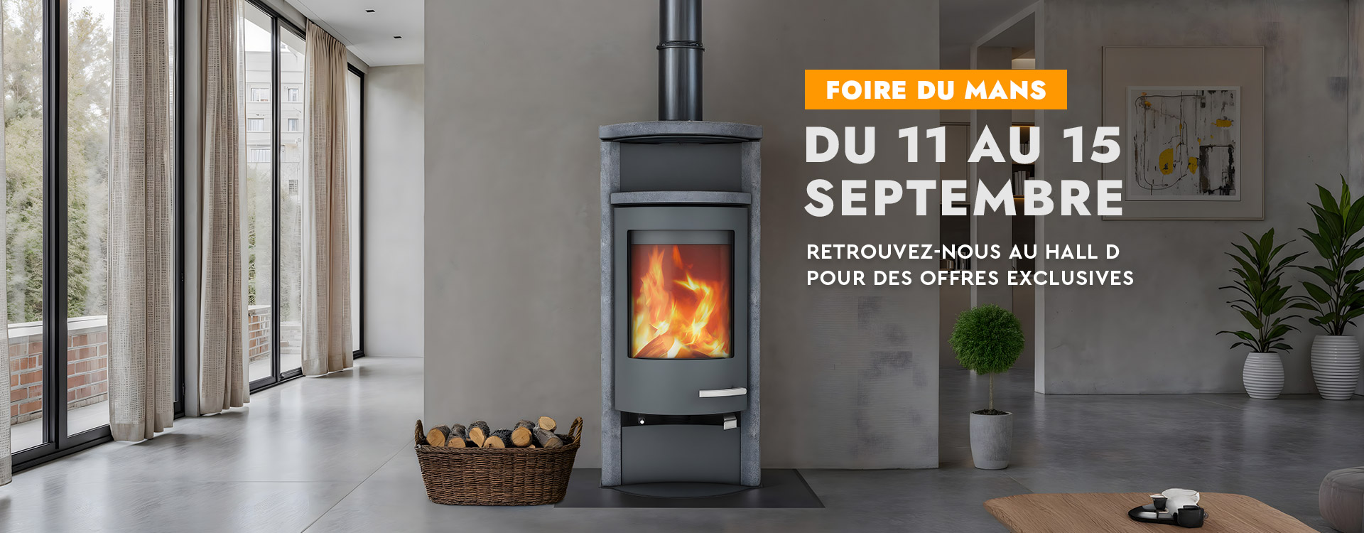 Du 11 au 15 septembre 2025 retrouvez-nous à la Foire du Mans pour des offres exclusives !