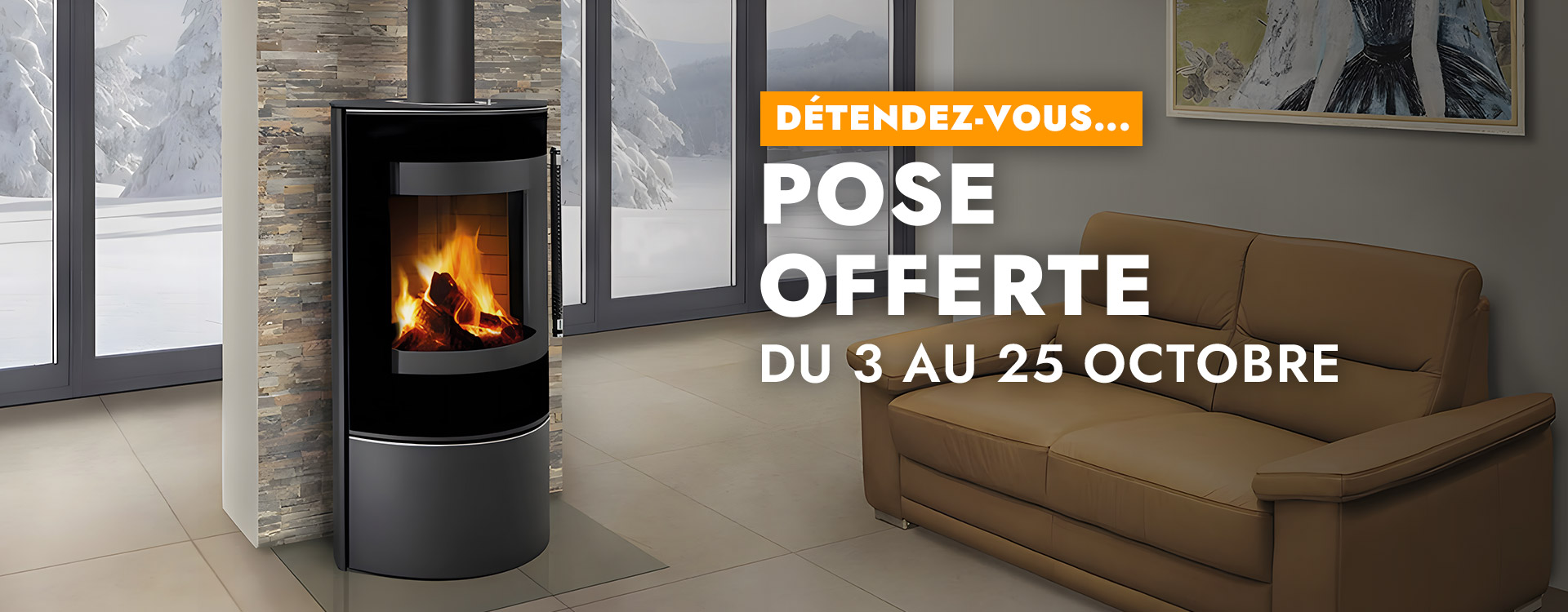 Détendez-vous avec la Pose Offerte chez Terre de Feu, du 03 au 25 octobre 2025.
