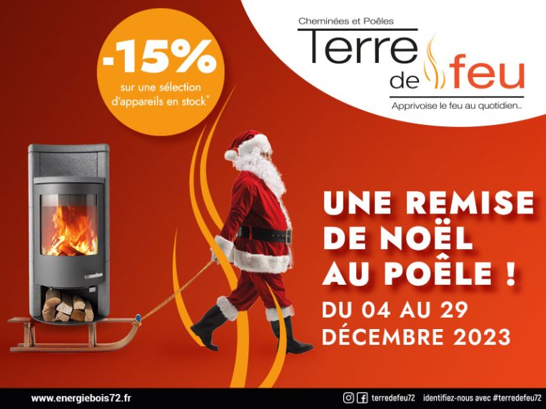 Une remise de Noël au poêle du 04 au 29 décembre 2023