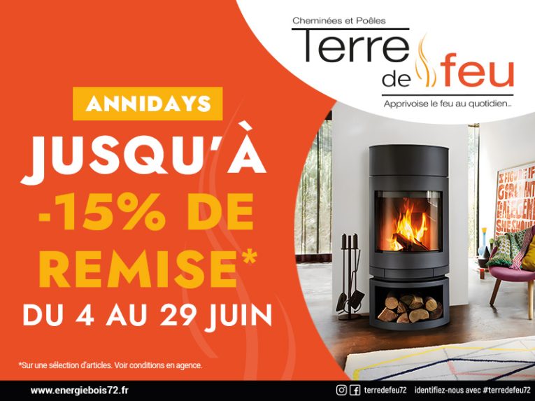 Annidays ! Chez Terre de Feu, profitez de -15% de remise sur une sélection d'articles.